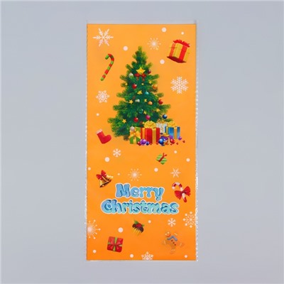 Пакет подарочный БОПП подарочный, «МИКС новогодний», 13×27.5 см