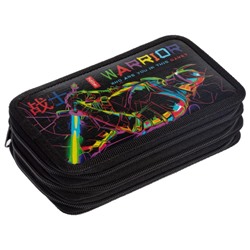 Пенал 6-ти ств. 190х110 мм "Воин света" с табл.умножения (089082) 48111 Хатбер