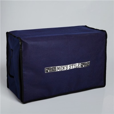 Органайзер для хранения белья, кофр с pvc-окном Men style, 43×28.5×20 см