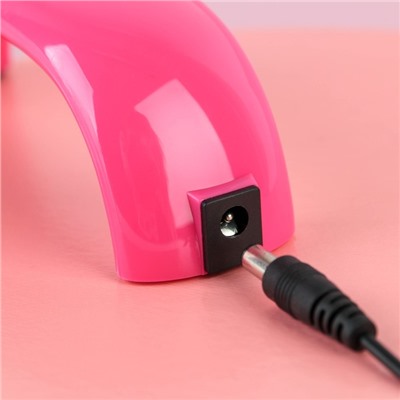LED-лампа для сушки ногтей, 9 Вт, USB, розовая