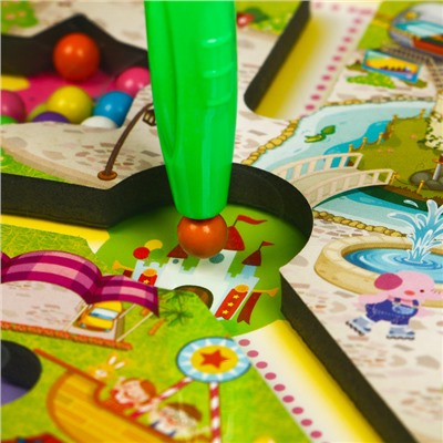 Игровой набор лабиринт «Летний парк», маркерная доска, 2×36×27.5 см