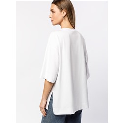 Футболка свободного кроя с авторским принтом