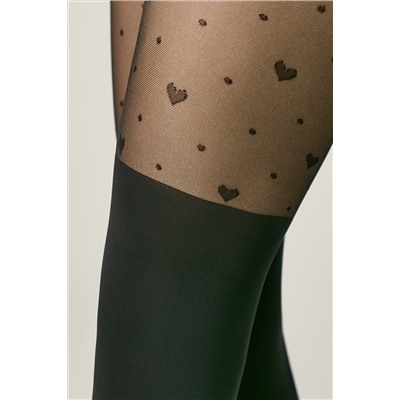 CONTE Колготки с сердечками и имитацией гольфинов SWEET LADY CONTE ELEGANT, 1234304