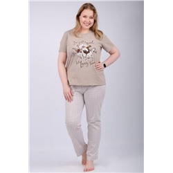 Пижама Вивианна 2 (Белый/беж)