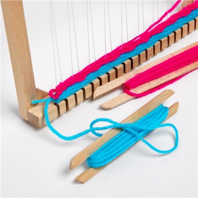 Ткацкий станок, 6 цветов ниток