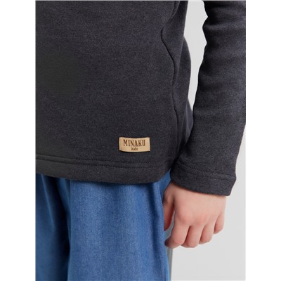 Водолазка детская MINAKU, графит, рост 146 см