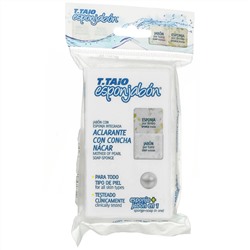 T. Taio, Mother Of Pearl Soap-Sponge, 4.2 oz (120 g)