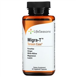 LifeSeasons, Migra-T, Tension Ease, 60 Vegetarian Capsules