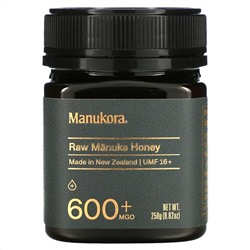 Manukora, Raw Manuka Honey, 600+ MGO, 8.82 oz (250 g)