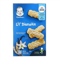 Gerber, Lil 'Biscuits, для детей от 12 месяцев, 126 г (4,44 унции)