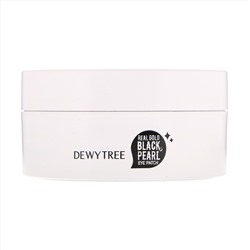 Dewytree, Патчи для глаз с черным жемчугоми и настоящим золотом, 60 патчей, 90 г