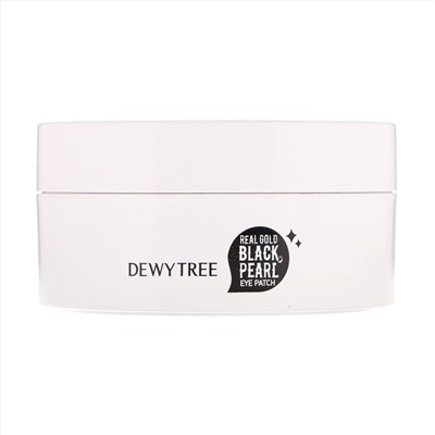 Dewytree, Патчи для глаз с черным жемчугоми и настоящим золотом, 60 патчей, 90 г