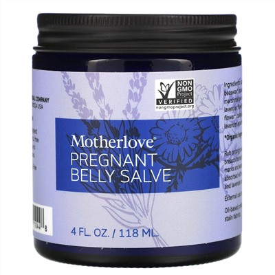 Motherlove, мазь для живота для беременных, 118 мл (4 жидк. унции)