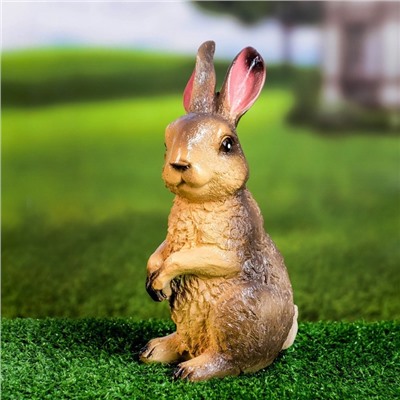 Садовая фигура из гипса «Заяц лесной», 12×10×20 см
