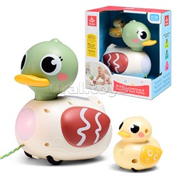 Утка "Мама с малышом" на батар.  в коробке