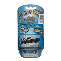 Станок для бритья DORCO PACE-3 (+ 6 кассет), система с 3 лезвиями (аналог Жиллетт Mach-3), TRA1000pr ВЫГОДА 20%
