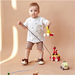 Костюм для девочки (футболка и шорты) «Крошка Я» Olives, рост 68-74 см