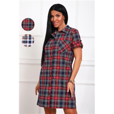 270тк/1 Халат женский (Красно-зеленый)