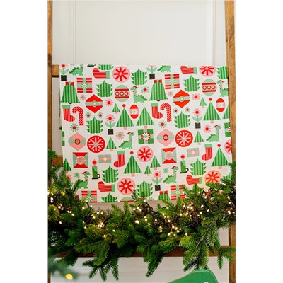 Натали Полотенце Набор кухонных полотенец Новогодняя мозайка