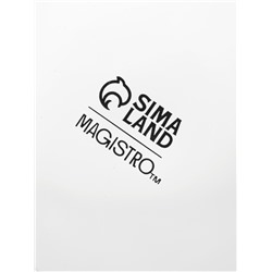 Кружка Magistro «Боттом», 250 мл, 10.5×6.2 см штабелируемая, боросиликатное стекло, прозрачная