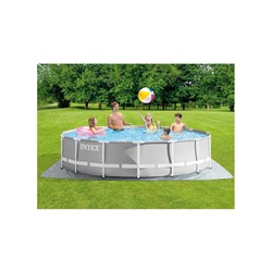 Бассейн каркасный INTEX Prism Frame 26720NP, 427×107 см, фильтр-насос, лестница, тент, подстилка, круглый