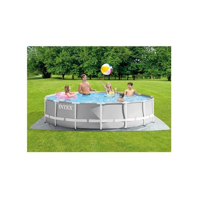 Бассейн каркасный INTEX Prism Frame 26720NP, 427×107 см, фильтр-насос, лестница, тент, подстилка, круглый