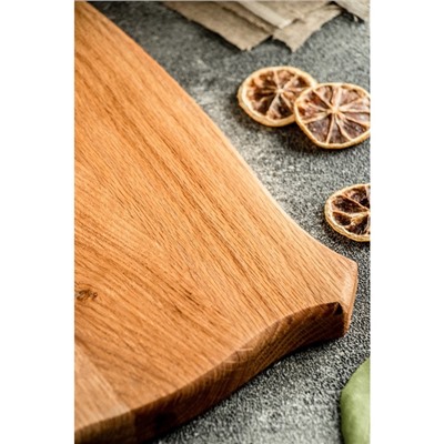 Доска разделочная и сервировочная Дарим Красиво «Восточная», массив дуба, 20×34×2.4 см