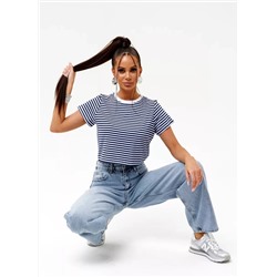 Женский топ в полоску морячка CRACPOT