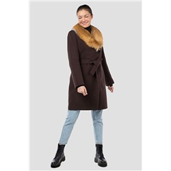 02-2952 Пальто женское утепленное (пояс)