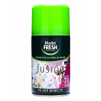 Освежитель воздуха Master FRESH Нежность хлопка и лилии сменный баллон, 250 мл