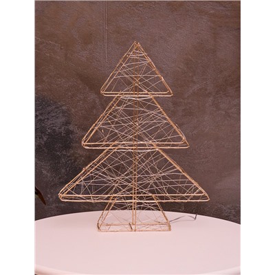 Фигура световая «Ёлочка», 40×31×6 см, 30 LED, батарейки ААх3 (не в компл.), свечение тёплое белое