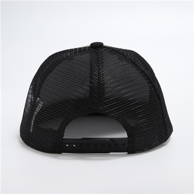 Кепка мужская с прямым козырьком Overhat, цвет зелёный, сетка, р-р 56