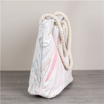 Сумка пляжная на молнии 45х32х14 см / BB25 /уп 1/