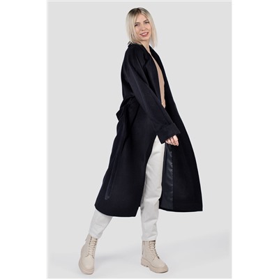 01-11784 Пальто женское демисезонное (пояс) ELEGANZZA