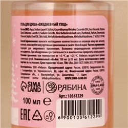 Подарочный набор новогодний женский «Исполнения желаний»: гель для душа 100 мл и мист для тела 88 мл, URAL LAB