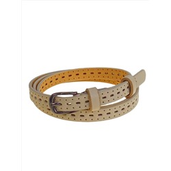 Ремень женский из искусственной, цвет бежевый