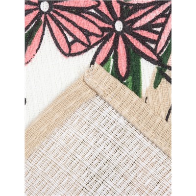 Набор кухонных полотенец Доляна Happiness, 35×60 см -4 шт., 100% хлопок, вафля 160 г/м²