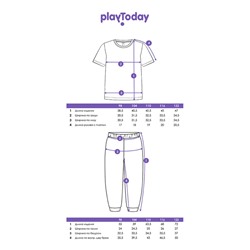 Комплект трикотажный для мальчиков: фуфайка (футболка), брюки