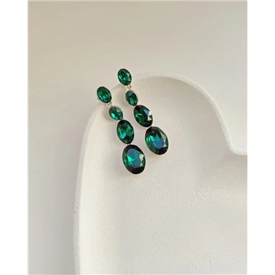 Серьги с кристаллами Swarovski