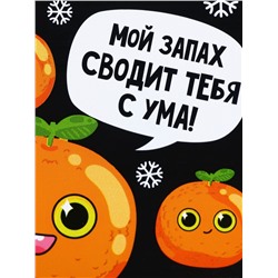 Ланч - бокс новогодний «Мандарины», 150 мл