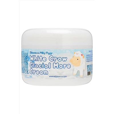 Elizavecca Осветляющий крем для лица / White Crow Glacial More Cream, 100 мл KRISTALLER, 1231237