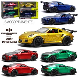 Машина "Металлика" 1:36 в коробке