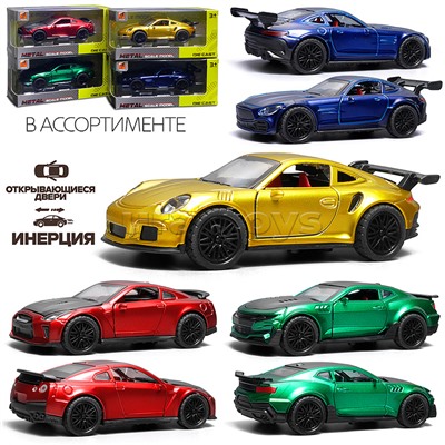 Машина "Металлика" 1:36 в коробке