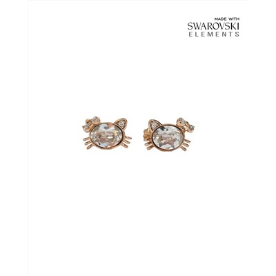 Серьги с кристаллами Swarovski