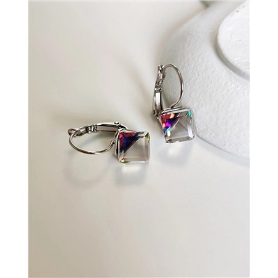 Серьги с кристаллами Swarovski