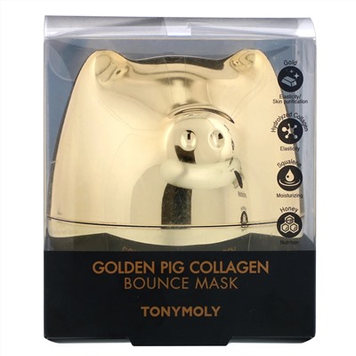 Tony Moly, Golden Pig, маска с коллагеном, 80 мл (2,70 жидк. унции)