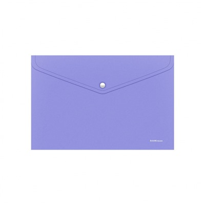 Папка с кнопкой  А4 180мкм 52916 Diagonal Pastel непрозрачная ассорти ErichKrause