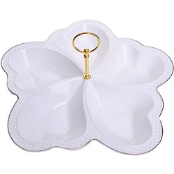 30567 Менажница 5 секций фарфор LR (х12)