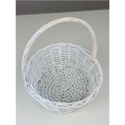Корзина плетёная Des, ива, белый