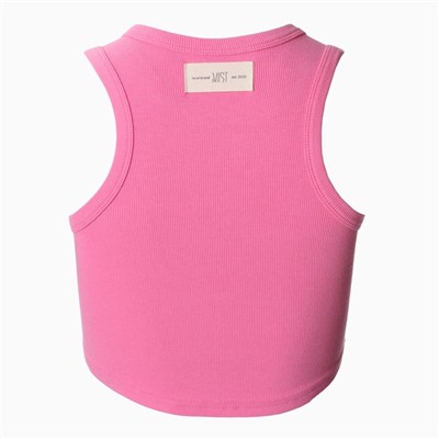 Топ в рубчик женский MIST, onesize, розовый